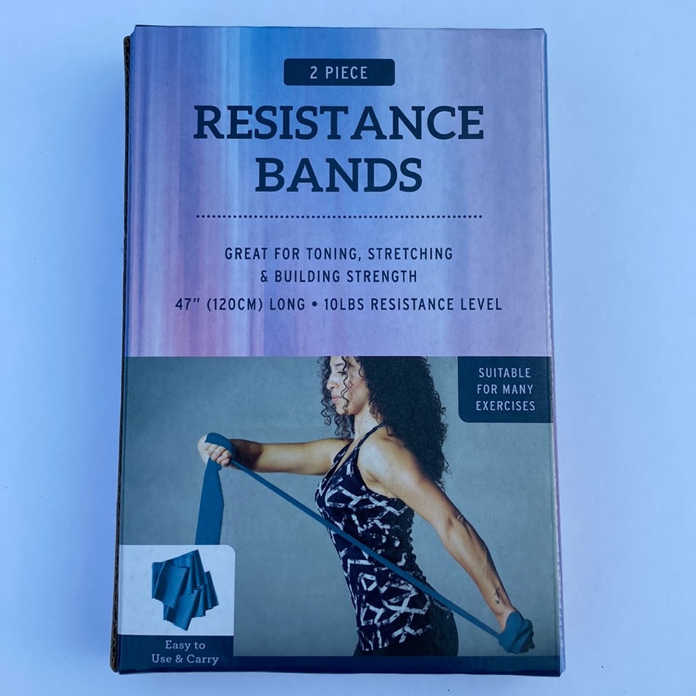 NWT 2pc Blue Resistance Bands